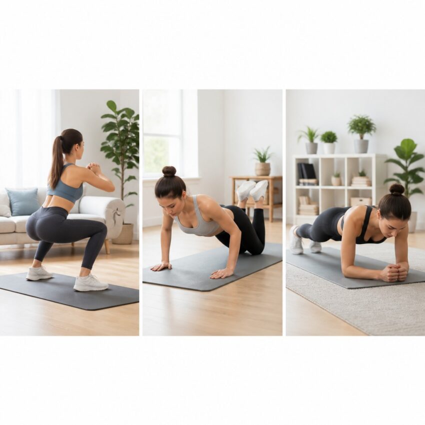 Illustration 1 – Dein Weg: Abnehmen mit einfachen Home-Workouts – Starte jetzt!