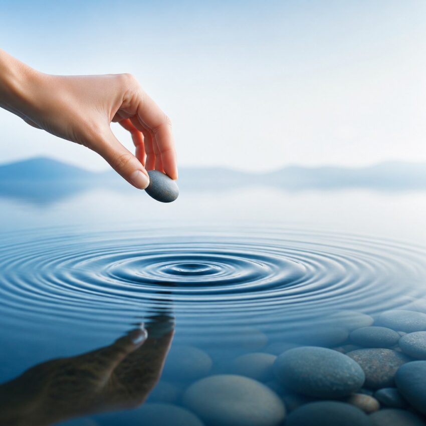 Illustration 3 – Abnehmen ohne Stress: Dein entspannter Weg zum Wunschgewicht
